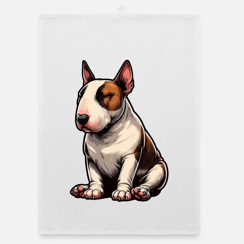 Bull Terrier miniature Bully Bull Terrier Propriétaire Torchon bio