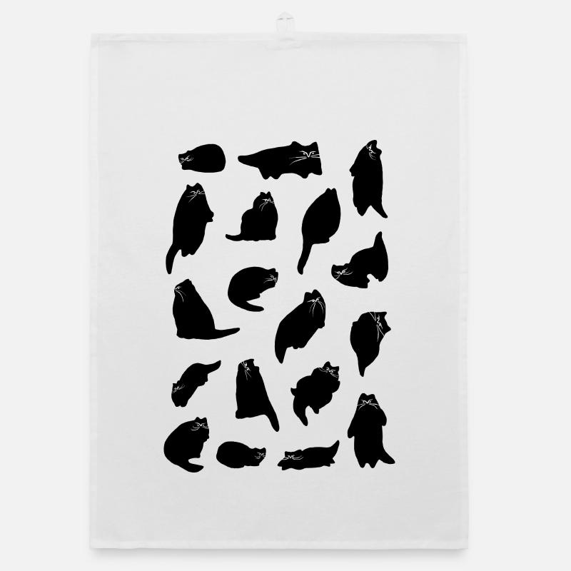 Énergie du chat noir Torchon bio