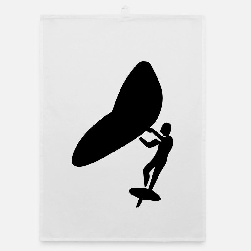 Logo minimaliste à feuilles d’aile Torchon bio