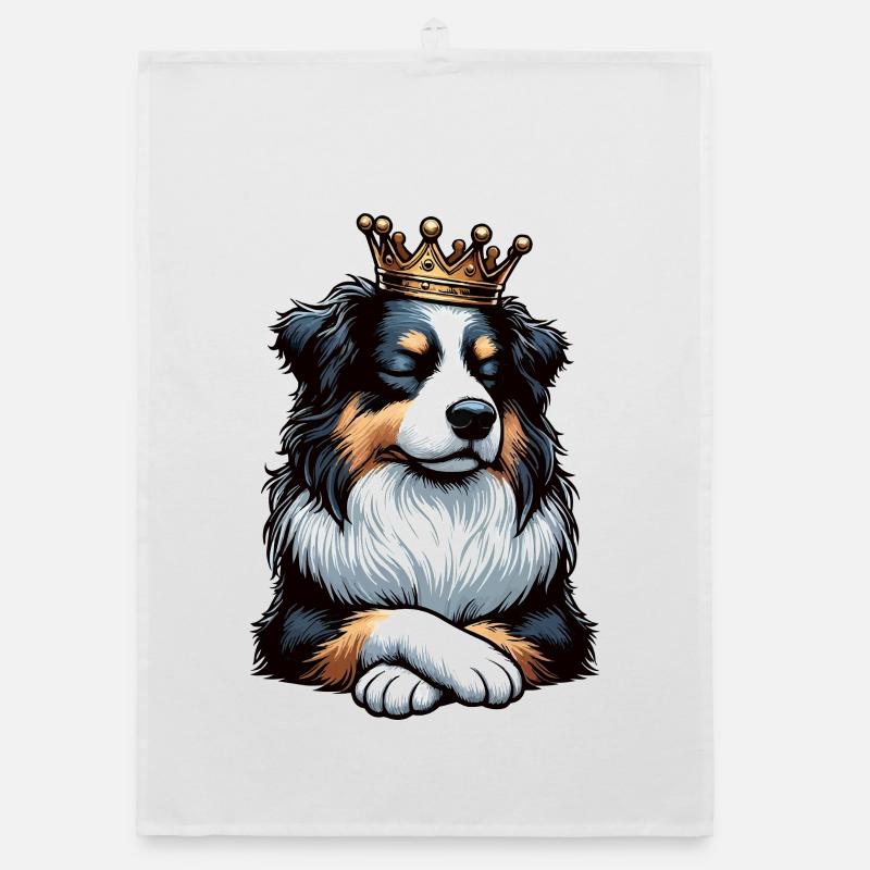 Australian Shepherd Aussie Aussiebesitzer Aussies Organic Geschirrtuch