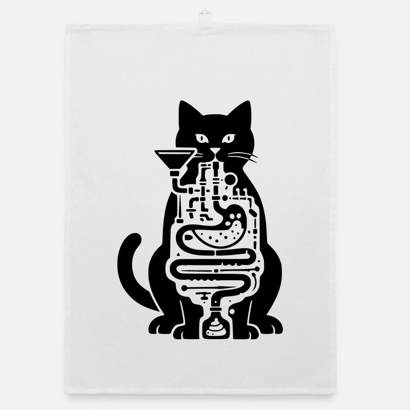Cat Digestion Organic dish towel