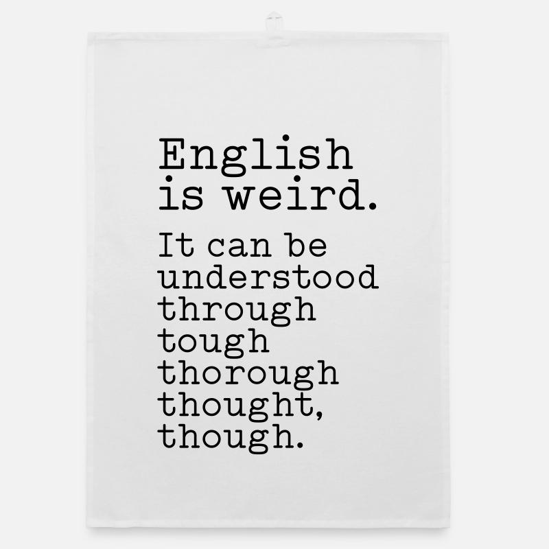 L’anglais, c’est bizarre Torchon bio