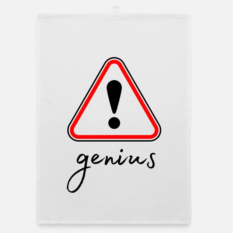 Minimalist Red Triangle Organic dish towel