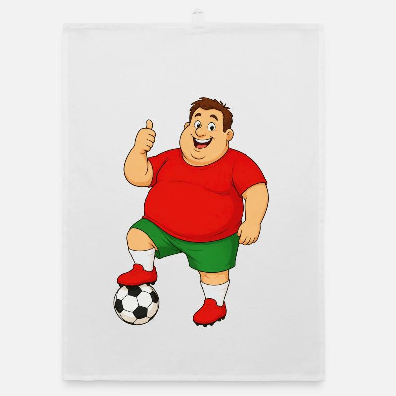 Le footballeur rit Torchon bio