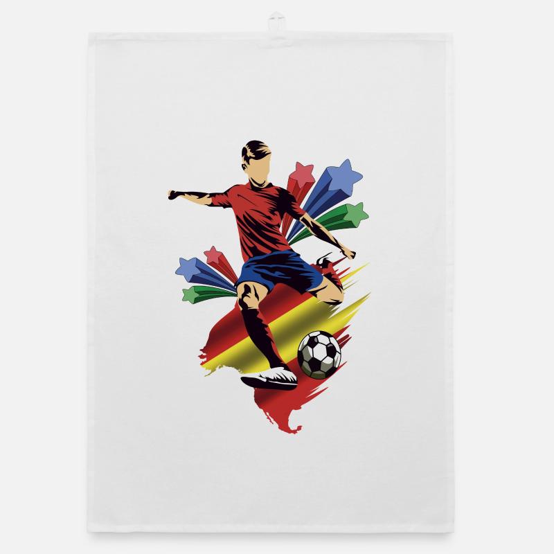 Espana - Spain - Flags Organic dish towel
