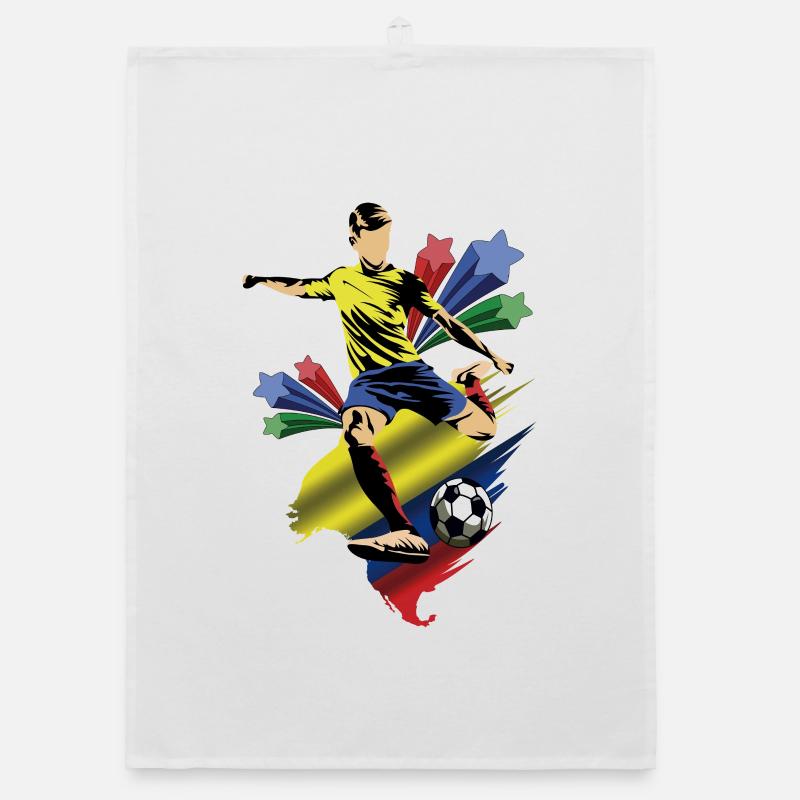 Colombie - Colombie - Drapeaux Torchon bio
