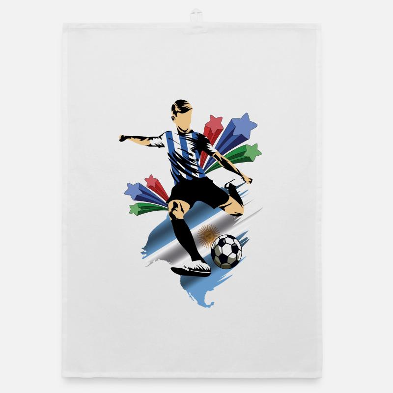 Argentine - Argentine - Drapeaux Torchon bio