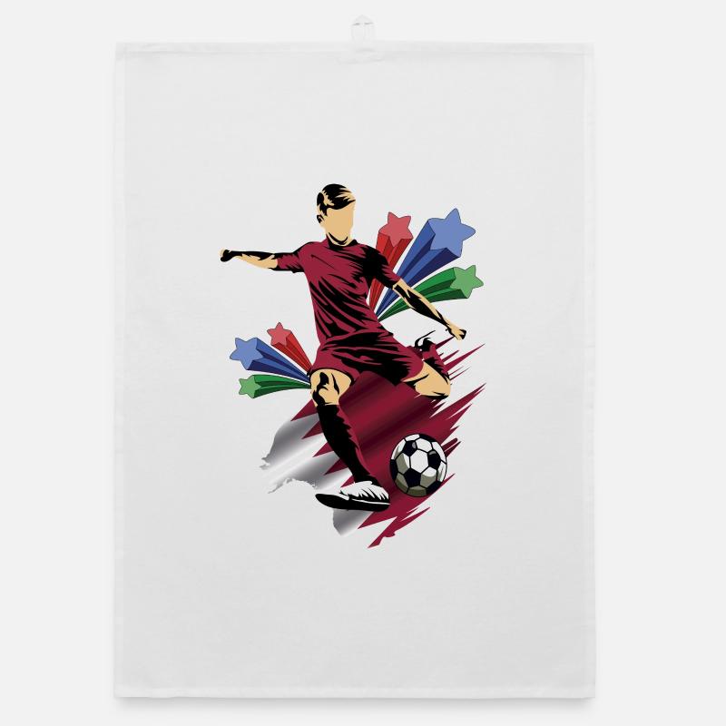 Qatar - Qatar - Flags Organic dish towel