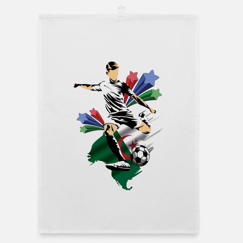 Argelia - Algérie - Drapeau Torchon bio
