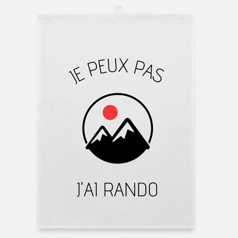 I can not I hike Organic dish towel