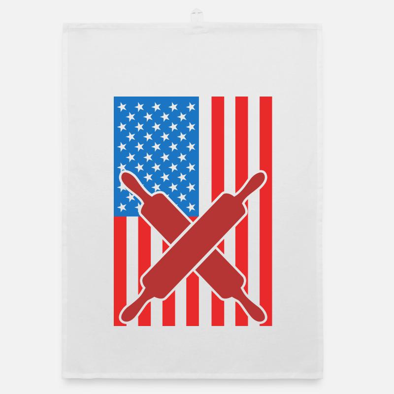 4. Juli USA Backen Organic Geschirrtuch