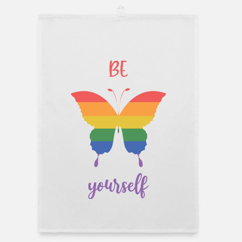 LGBT Pride Month - Be Yourself Organic dish towel