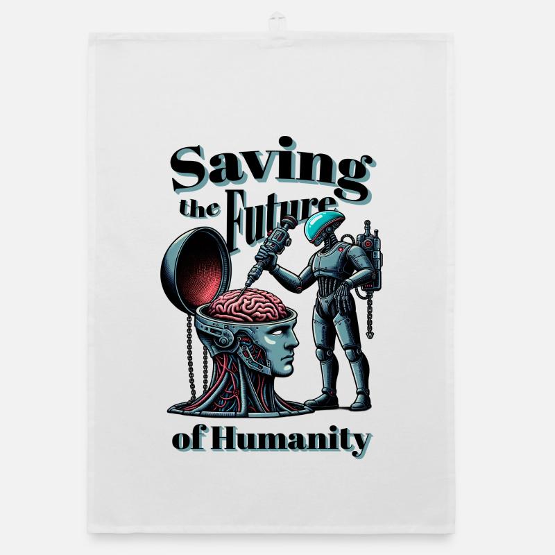 Saving humanity Organic dish towel