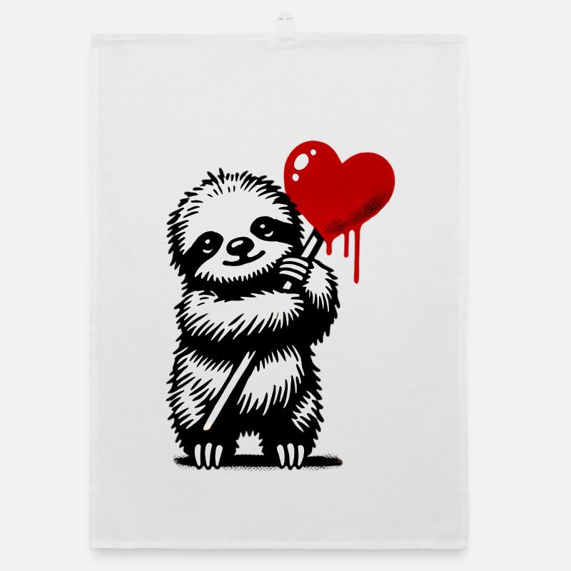 Faultier Organic Geschirrtuch