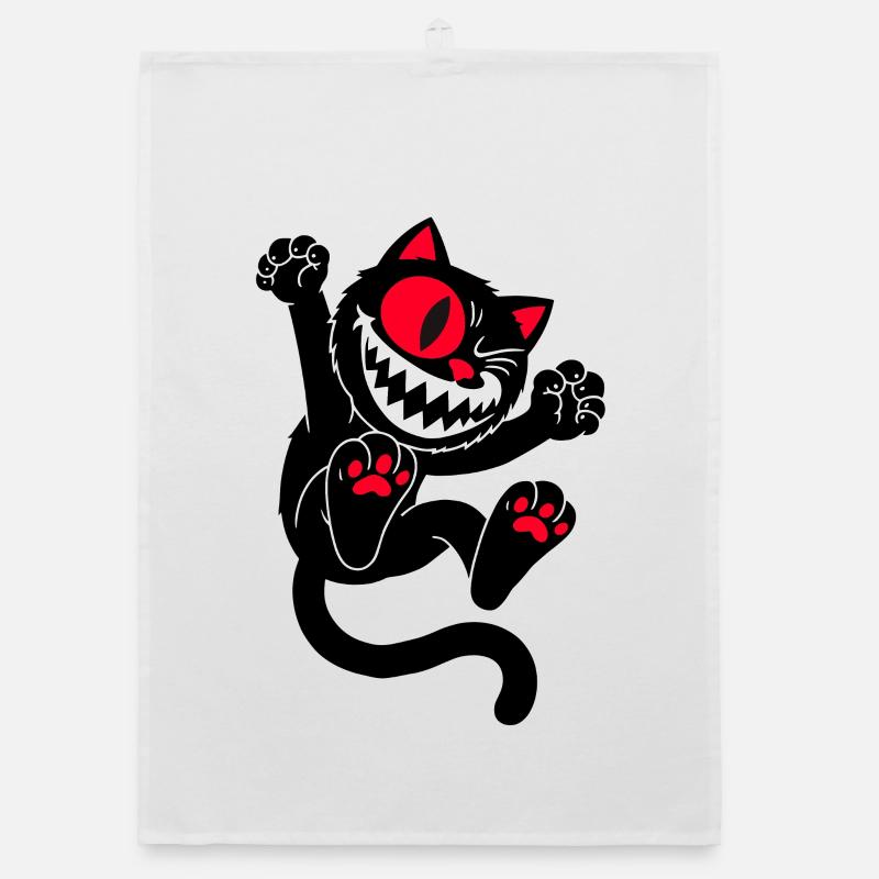 Jumping Cat Organic dish towel