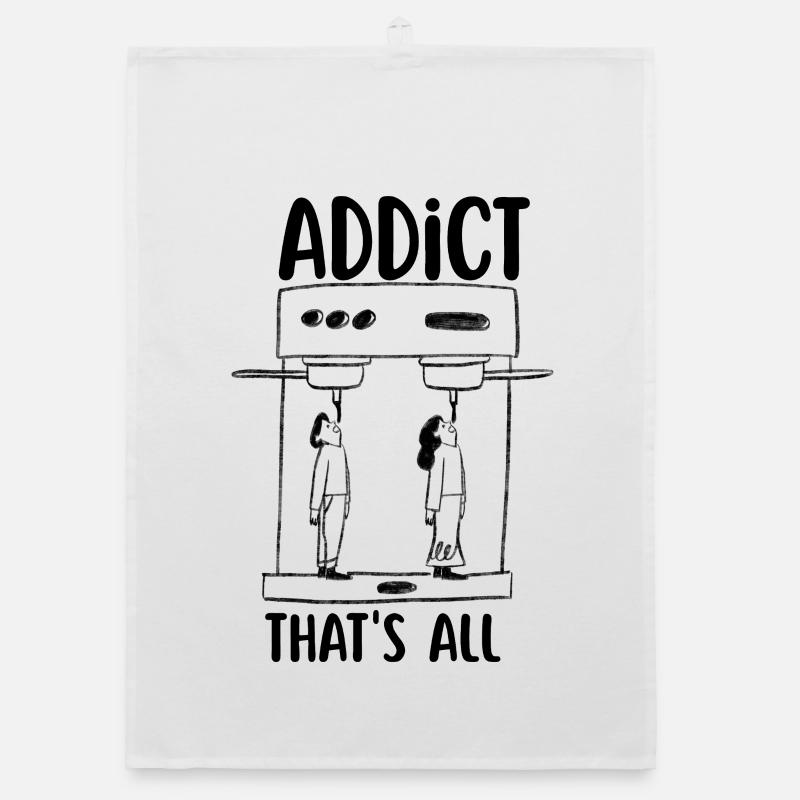 Coffee addict Organic dish towel