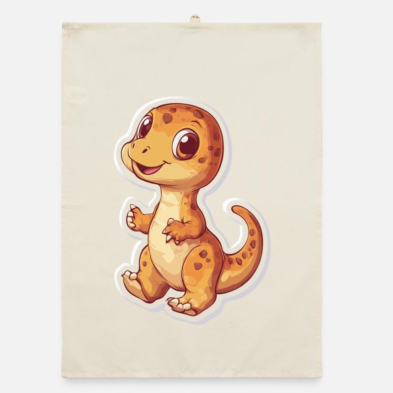 Dinosaurier Organic Geschirrtuch