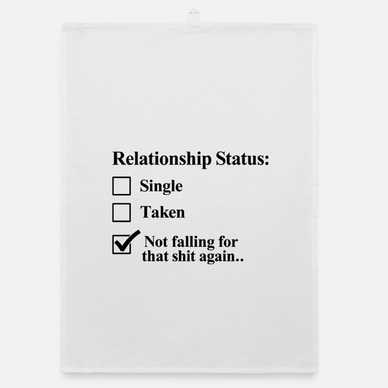 Relationship Humor – Fun Design for Couples Organic dish towel
