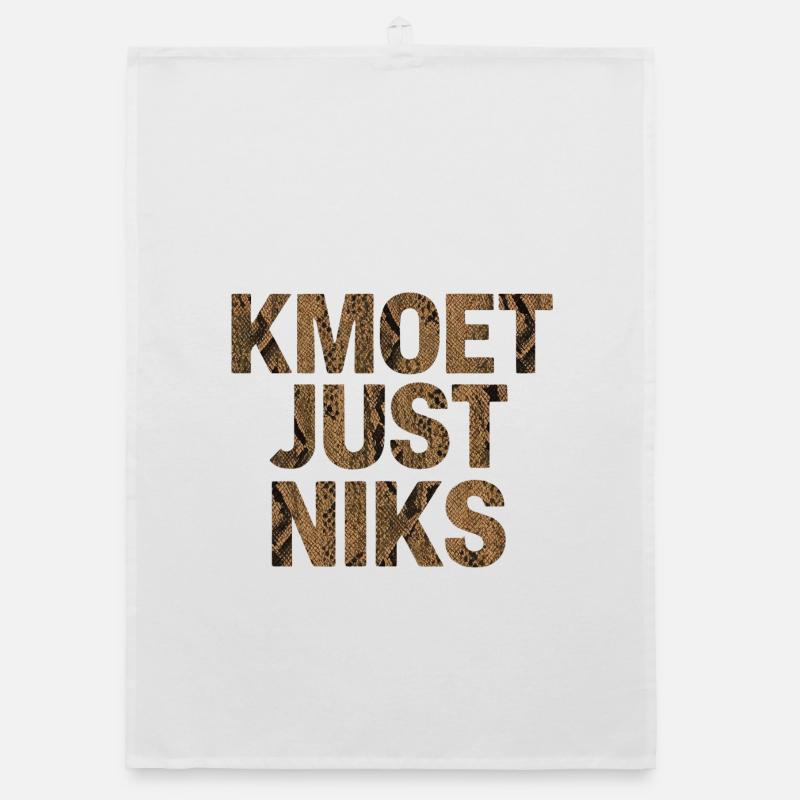 Kamoet just nothing, Dialecte anversois Chemises Torchon bio