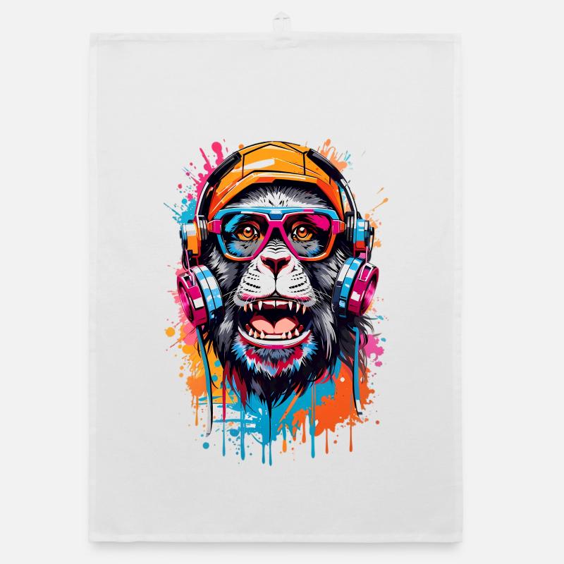 Cool monkey Organic dish towel