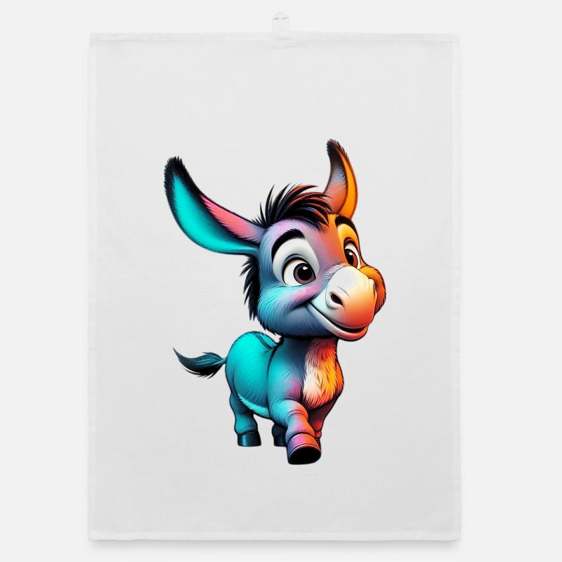 Âne âne tétine mule Torchon bio