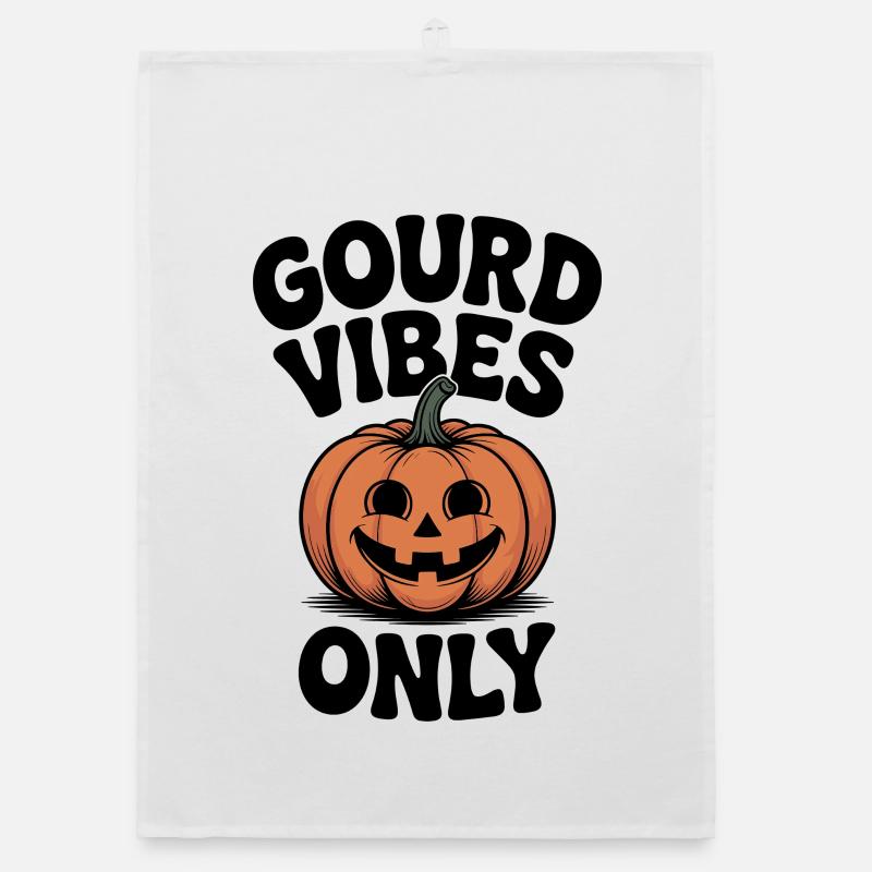 Gourd Vibes Only Organic dish towel
