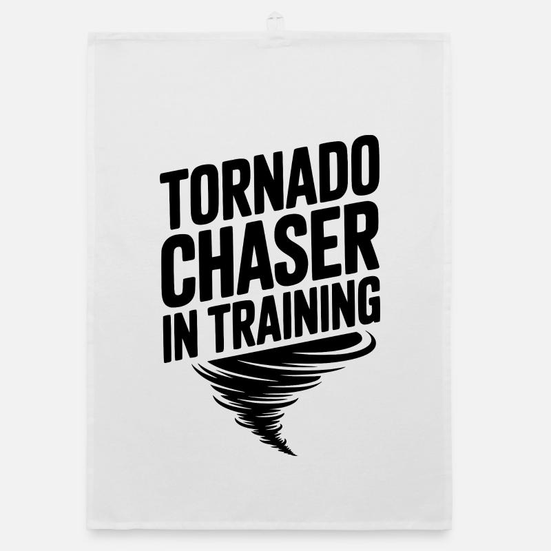 Tornado Chaser in Training Organic dish towel