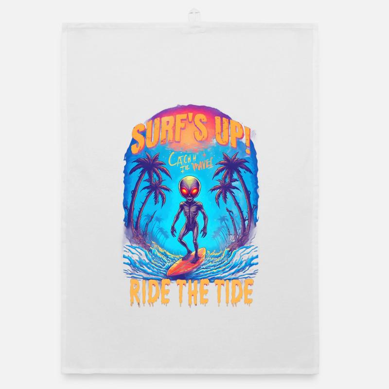 Surfeur extraterrestre Torchon bio