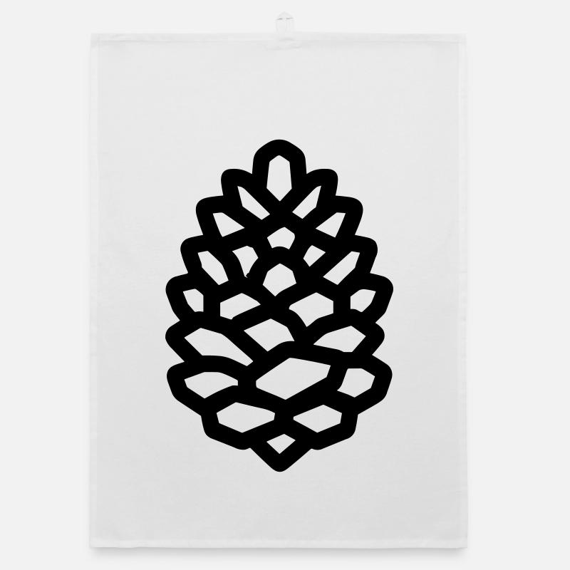 Pine Cone Organic dish towel