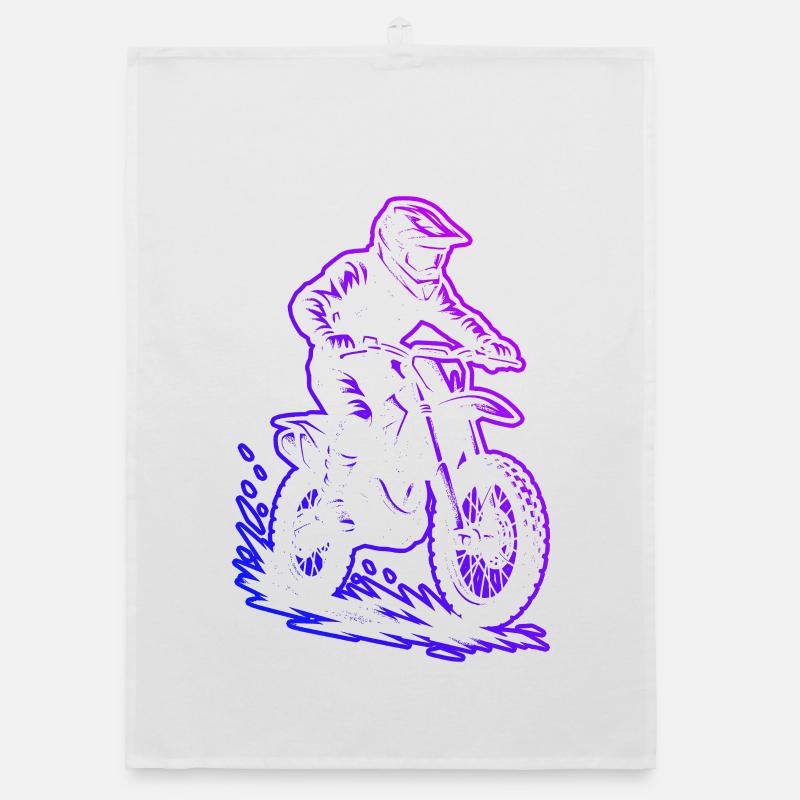 Conception compacte du motocross Torchon bio