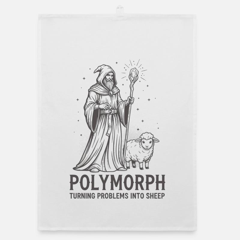 Polymorph Wizard – Turning Problems into Sheep Organic dish towel