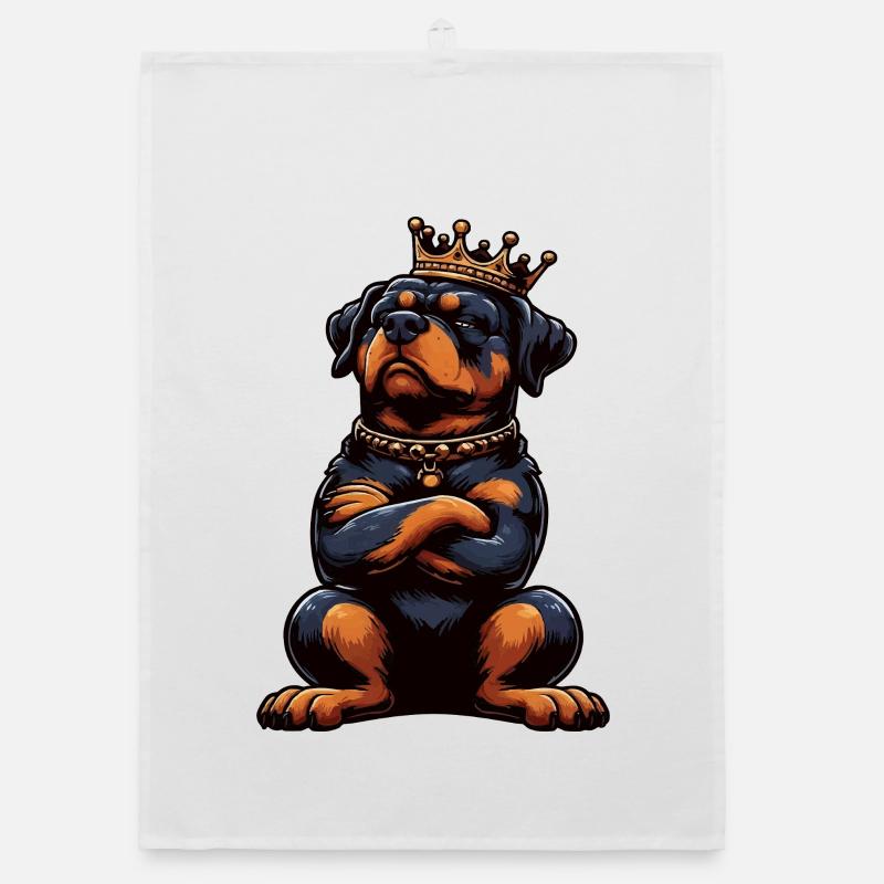 Rottweiler Rottweiler Owner Rottweiler Lovers Organic dish towel