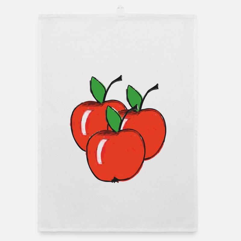 apples Organic dish towel
