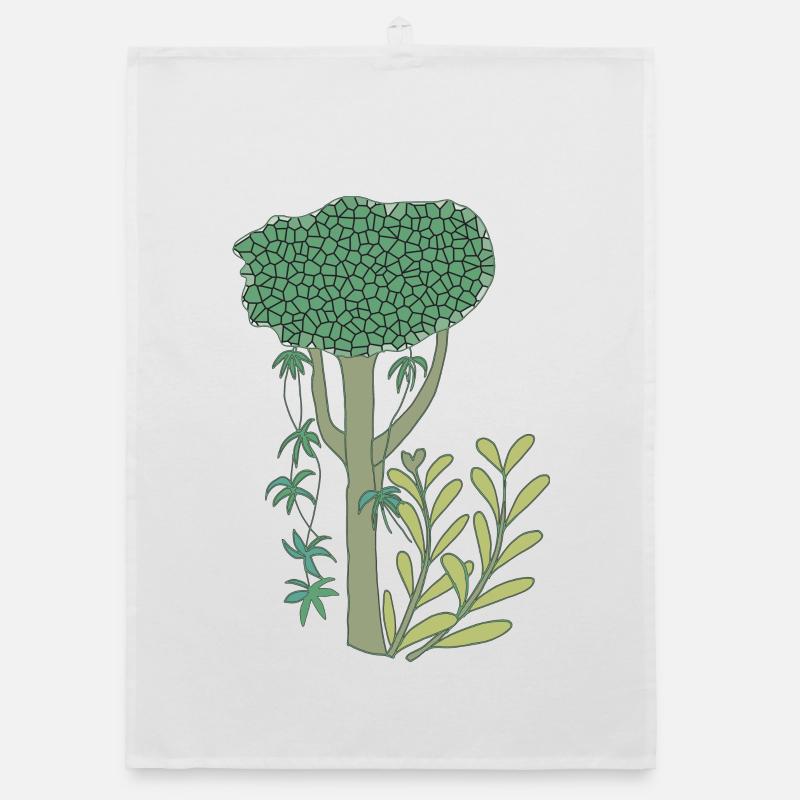 Dschungel Organic Geschirrtuch