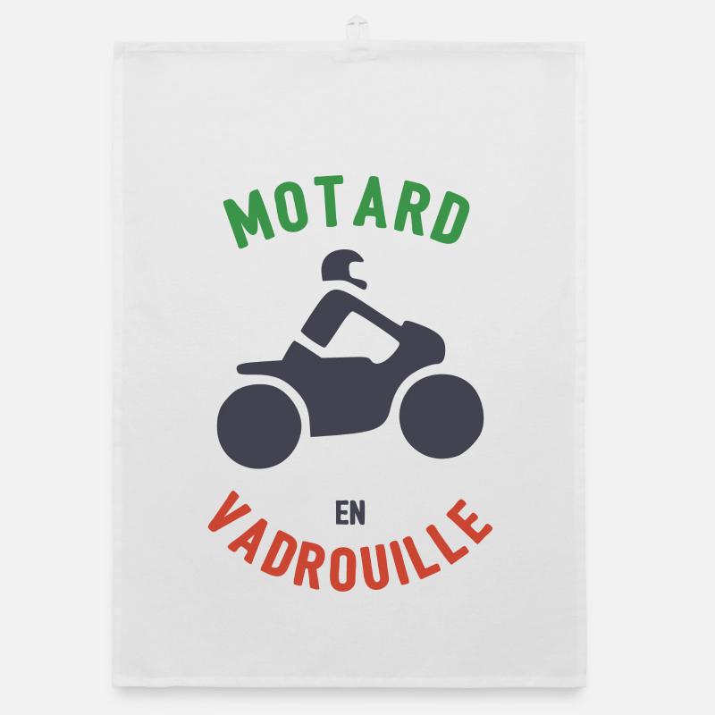 Biker im Mopp Organic Geschirrtuch