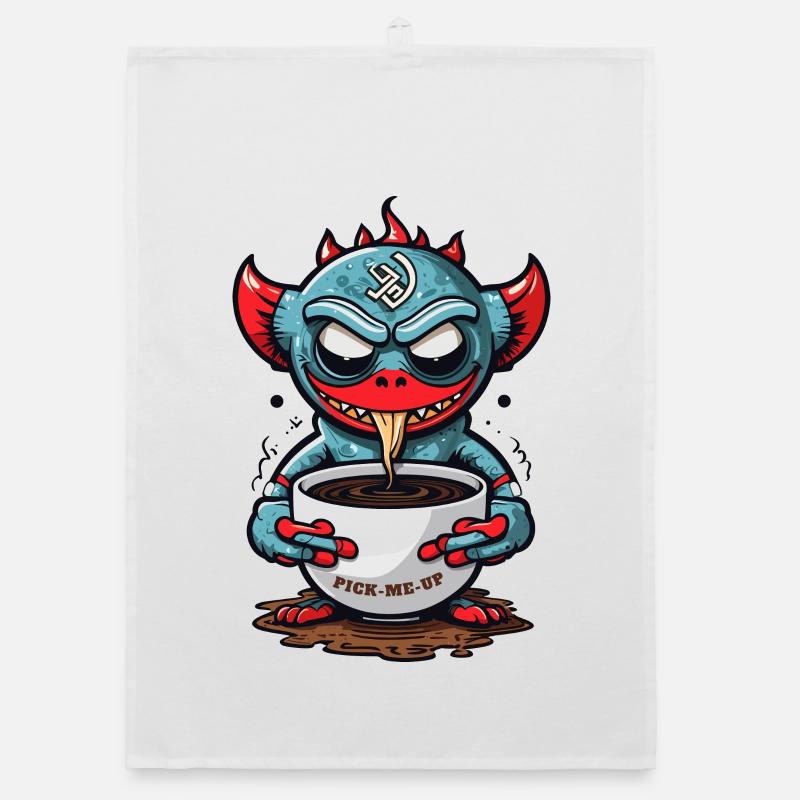 Kaffee Monster Organic Geschirrtuch