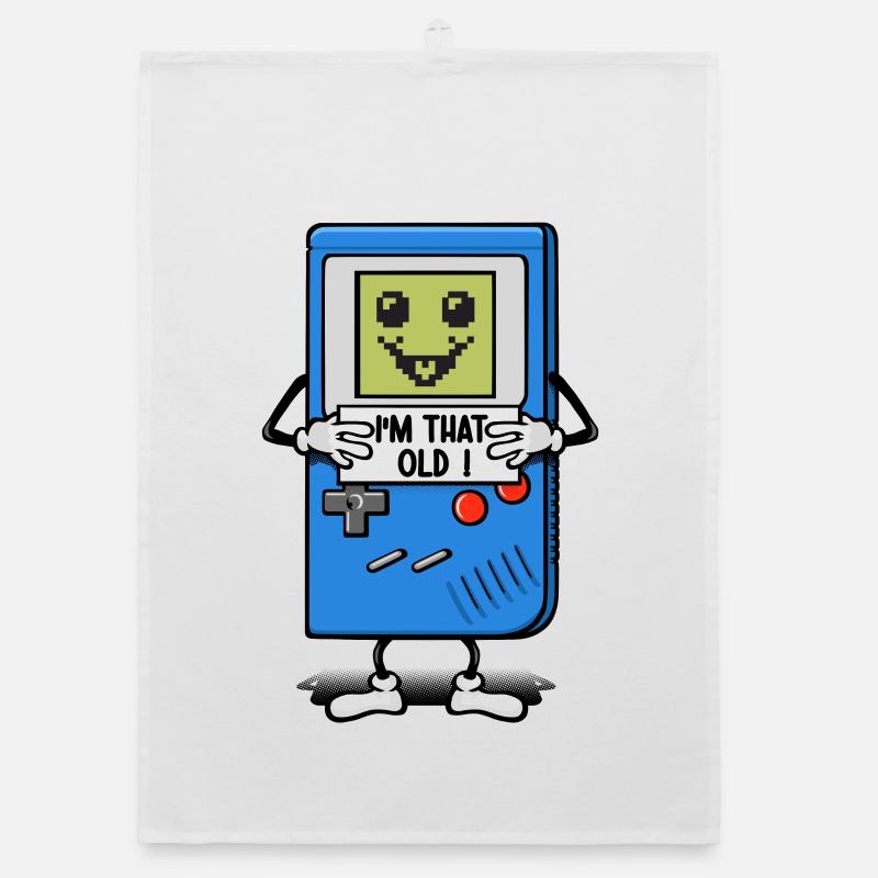 Vieux comme une console de jeux Torchon bio