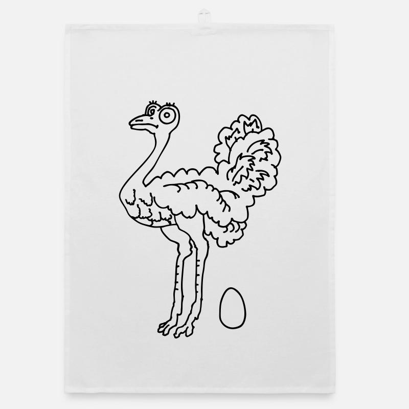 Ostrich Organic dish towel
