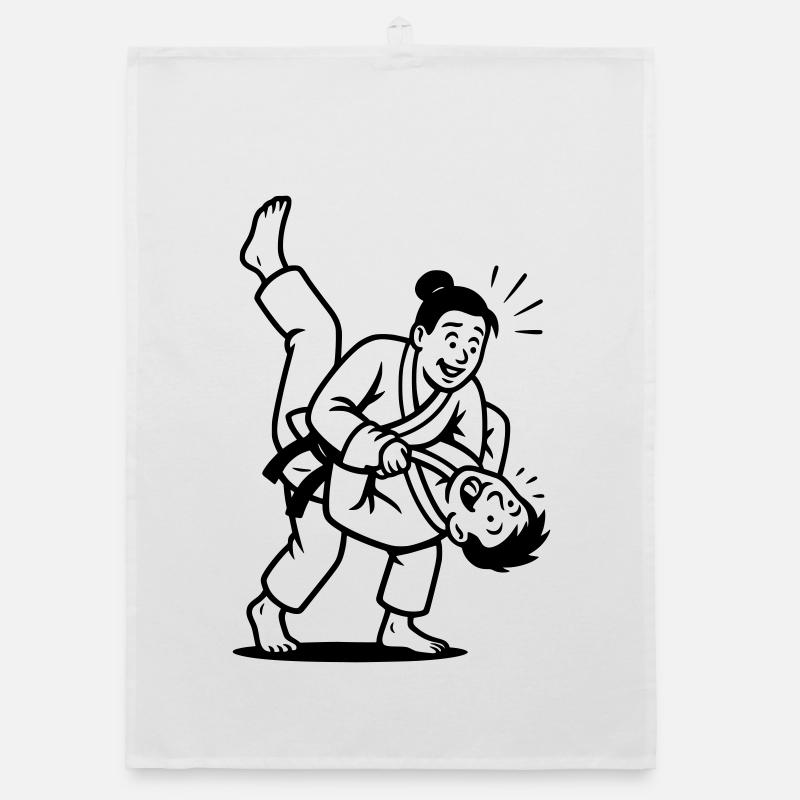 Lancer de judoka Torchon bio