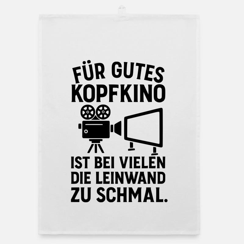 Mental Cinema Screen Organic dish towel