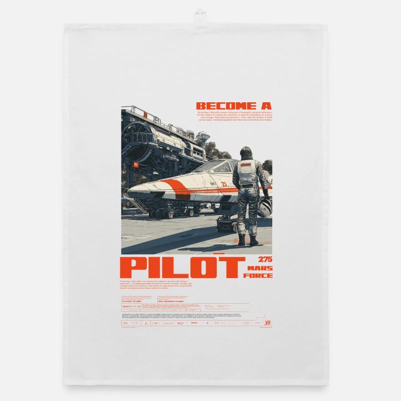 MARS PILOT Organic Geschirrtuch