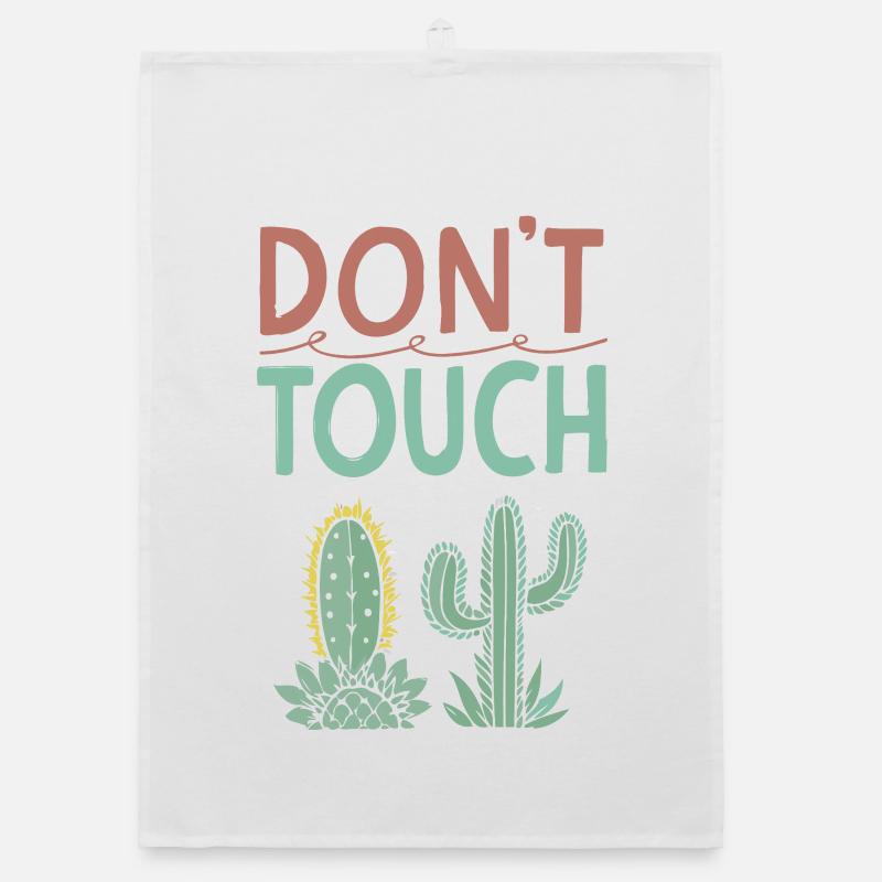 Do not touch Cactus Organic dish towel