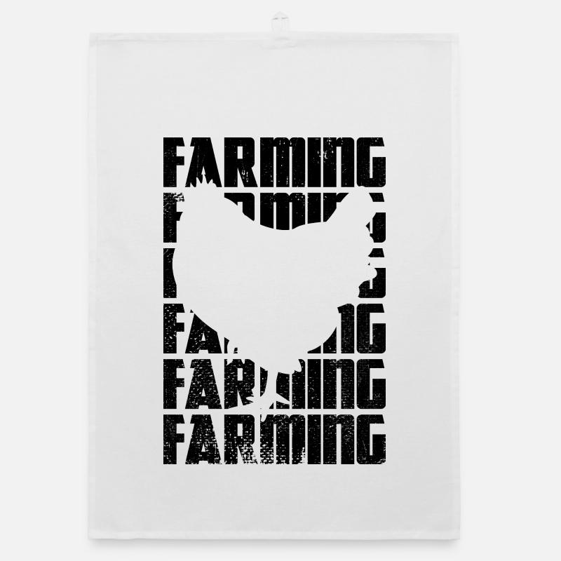 Chicken Farm Organic dish towel