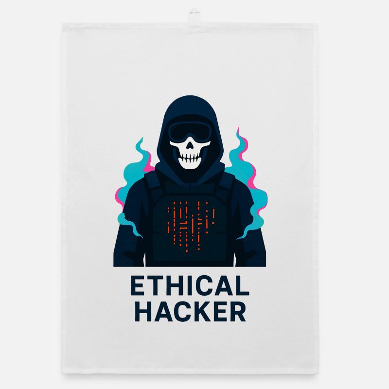Ethischer Hacker – Cybersicherheit Organic Geschirrtuch