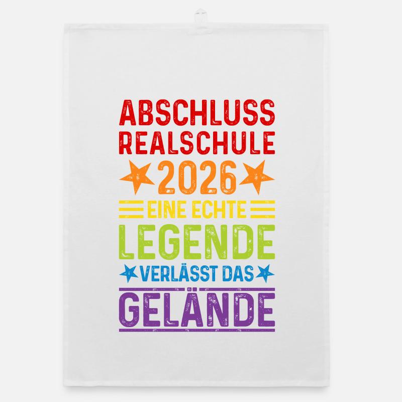 Abschluss 2026 Realschule Organic Geschirrtuch