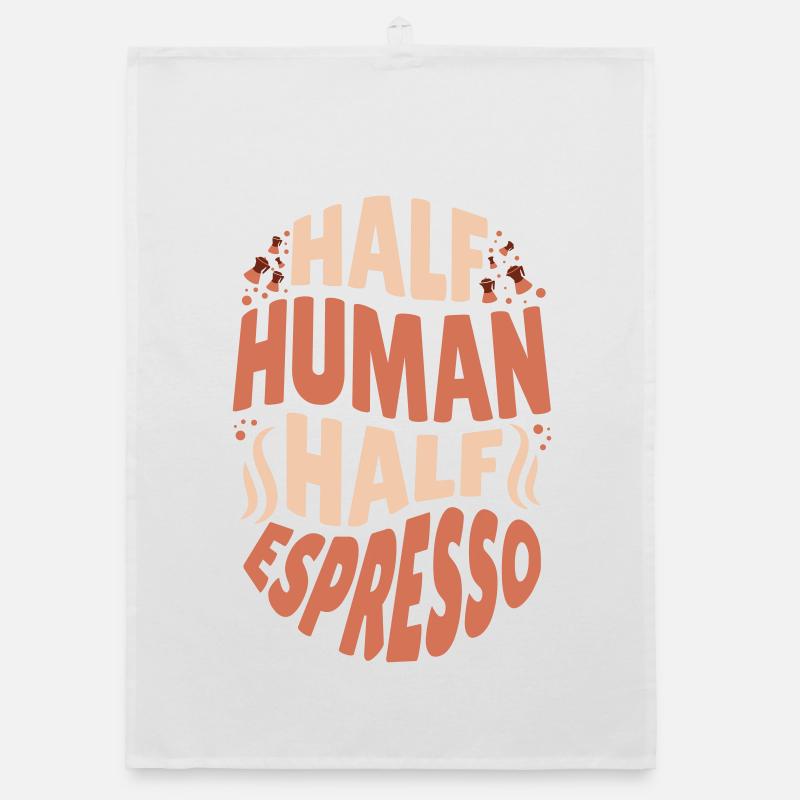 Espresso - Kaffee  Organic Geschirrtuch