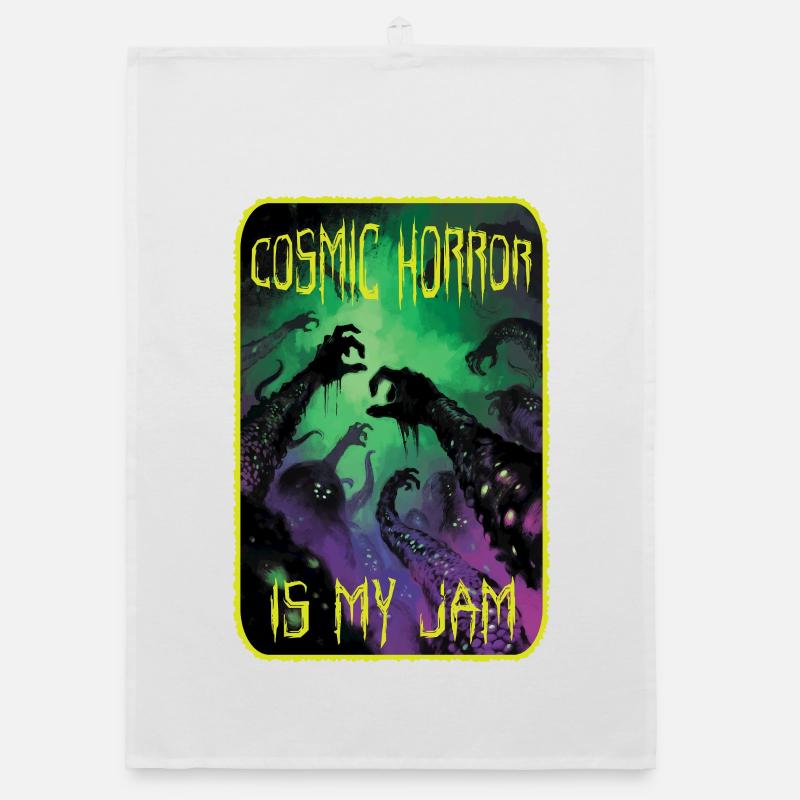 Cosmic Horror Is My Jam Organic dish towel