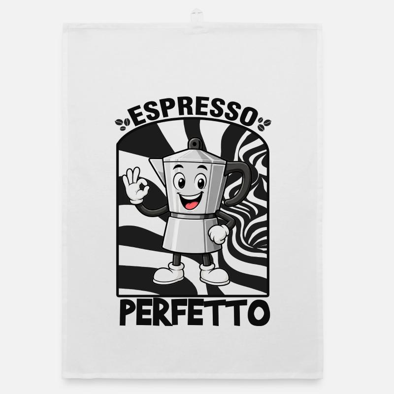 Espresso, coffee Organic dish towel