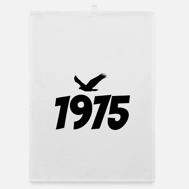1975 Vintage Eagle Graphic Organic dish towel
