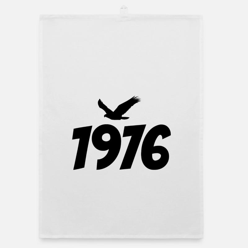 Graphique Eagle vintage 1976 Torchon bio